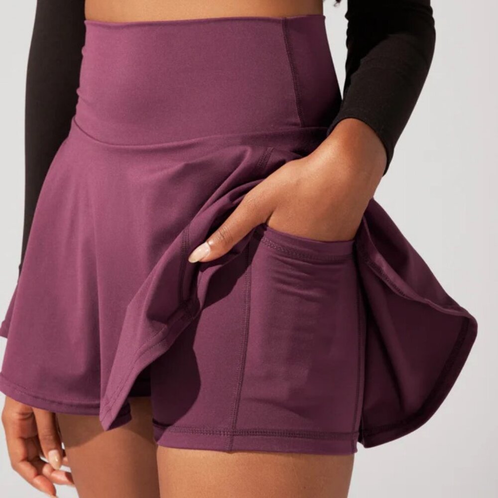 Popflex Twirl Skort - Plum